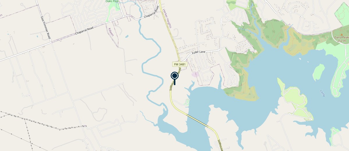 Map showing Settles Point Special Event in Harker Heights, Texas